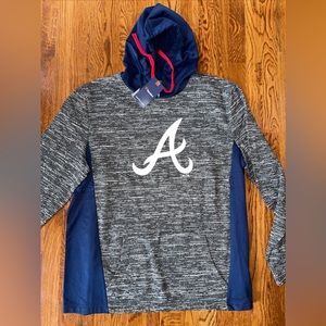 Fanatics Men’s Atlanta Braves Logo Soft Loose Fit Hoodie